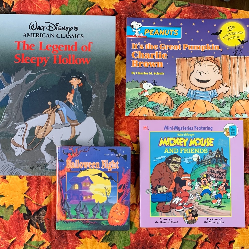 Four Halloween Children’s Book Set.